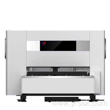 2000w Stainless Steel Whole Cover Fiber Laser Cutting Machine In With Exchange Platforms